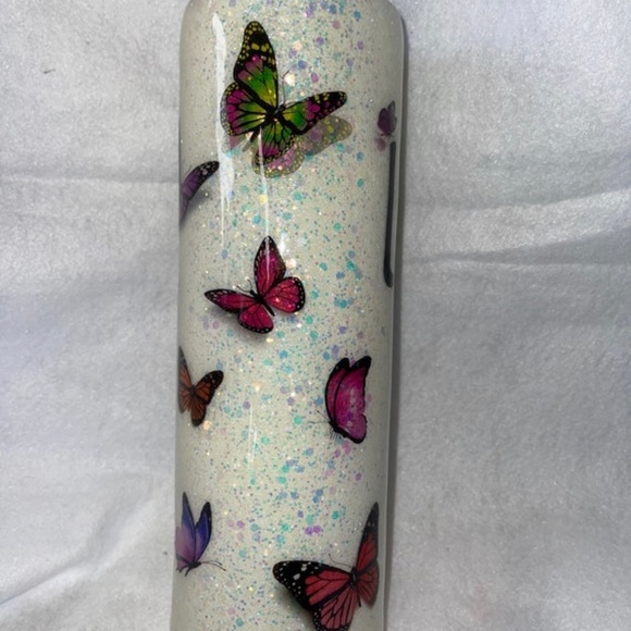 Multi color Butterflies Custom 30oz Hot/Cold Cup - Picture 8 of 10